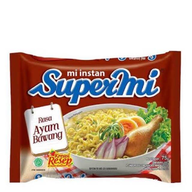 supermi/sarimi ayam bawang/ kaldu ayam