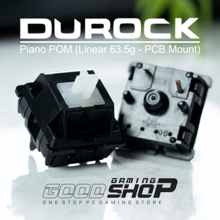 DUROCK Piano POM Switch / Durock Switch (Linear 63.5g - PCB Mount)