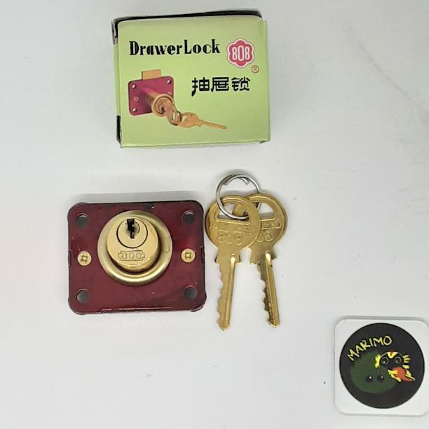 808 Kunci Laci Besar kecil 12pcs Cam Lock Drawer Meja Lemari