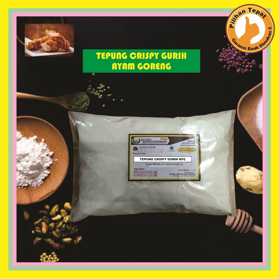 

Tepung Crispy 1 Kg Enak Gurih Murah Tepung Crispy Ayam Goreng Terbaik 1Kg Halal Kentucky Kiloan