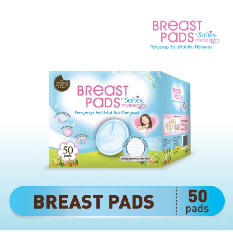 Softex Maternity Breast Pads isi 50s/Penyerap ASI/Pads Ibu Menyusui