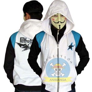 Jaket Double Zipper Black Rock Shooter