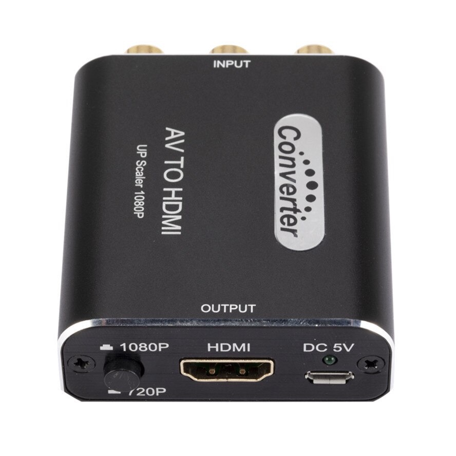 Converter AV ke HDMI 1080P - HDV-M810 - Black