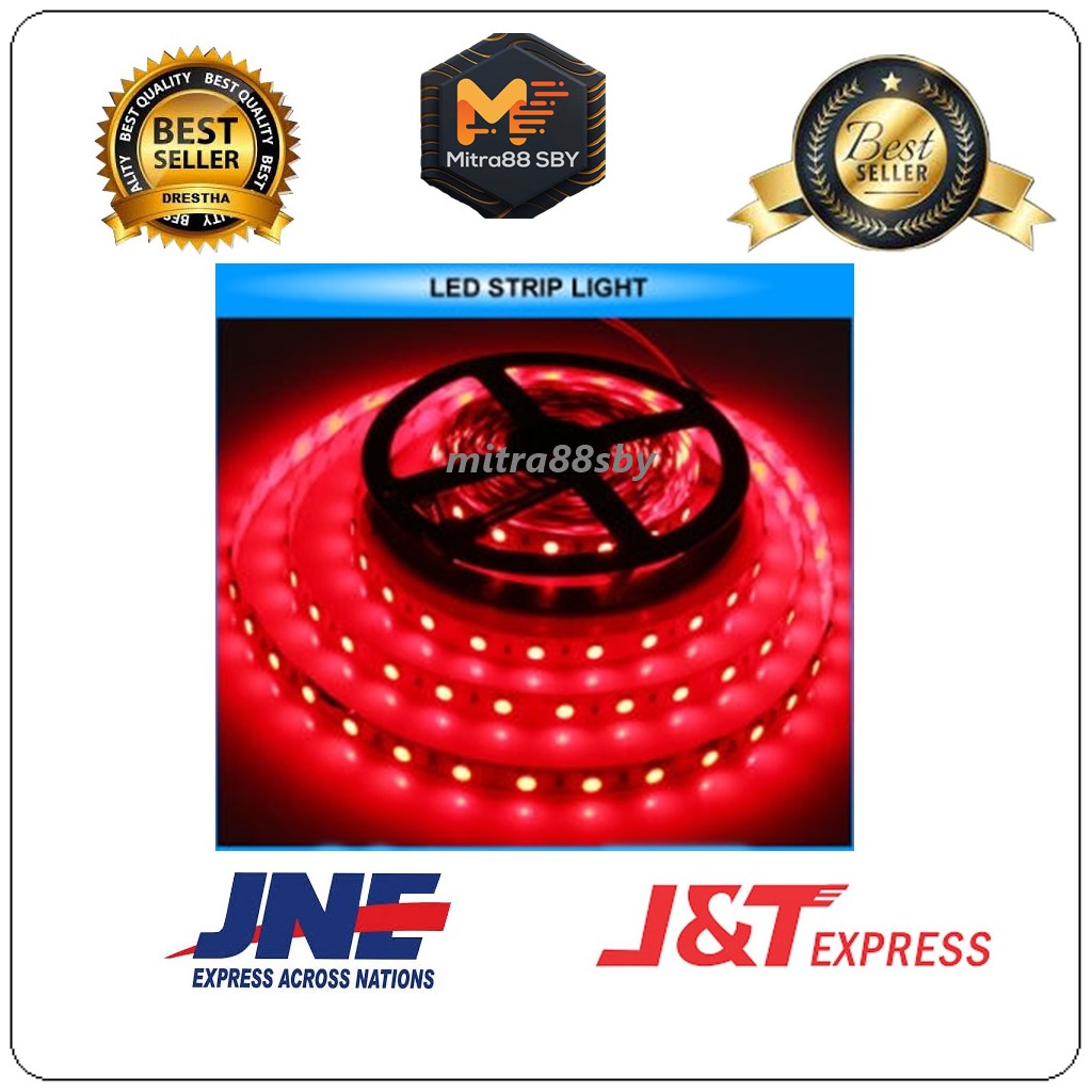 Mitra88sby lampu led strip 2835 IP33 indoor 1 rol 5 meter