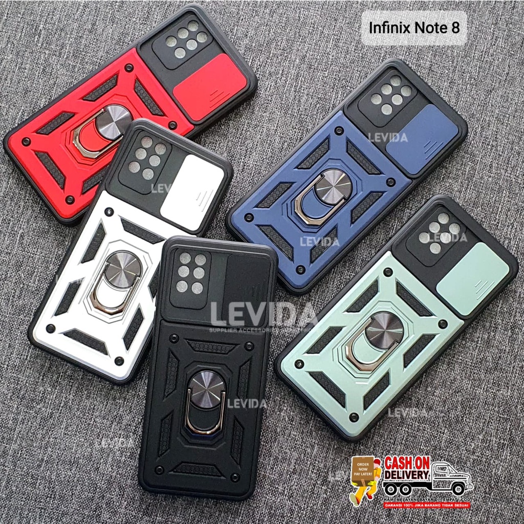 Infinix Note 8 Infinix Smart 5 Infinix Smart 6 Case Robot slide Protect Kamera Case Infinix Note 8 I