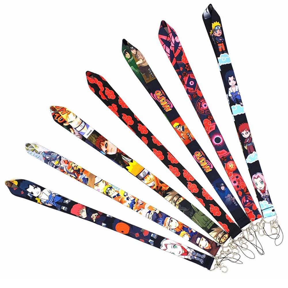 Lanfy Tali Lanyard Handphone Motif Kartun Anime Naruto