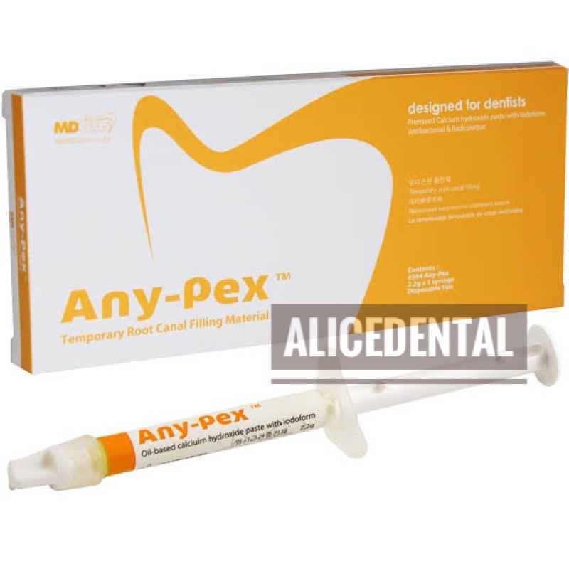 Any-pex anypex any pex caoh ultracal calcipex calxipex calciplast calcium hydroxide medikamen endo temporary root gigi