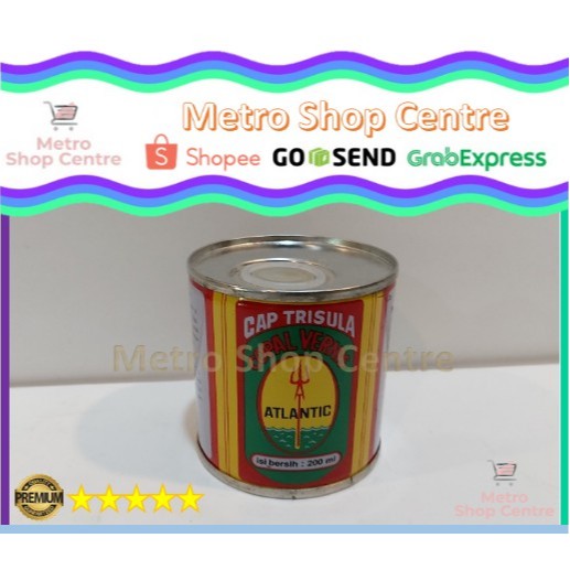 CAP TRISULA - Copal Vernis Atlantic Ocean Cat Vernis Kayu Bambu 200 ml 100% Original New (Baru)