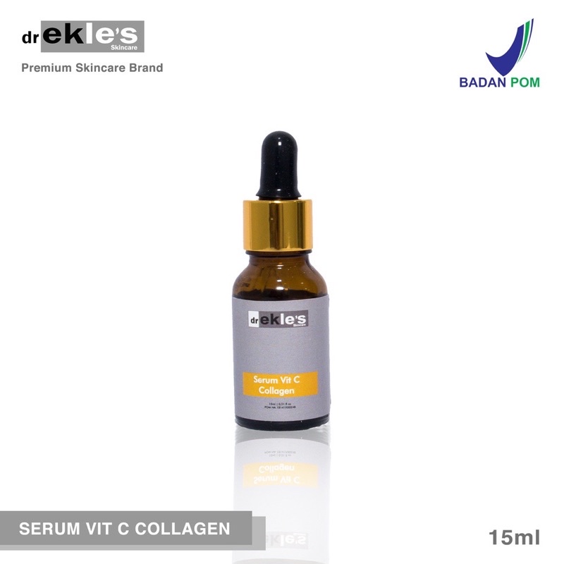 SERUM VIT C + COLLAGEN | DR EKLES SKINCARE | EKLES CLINIC | SERUM KINCLONG | SERUM WAJAH | PEMUTIH