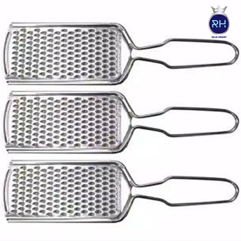 

Parutan Keju STAINLESS STEEL Cheese Cheddar Alat parut wortel kentang (FREE BUBBLE WRAP PACKING)