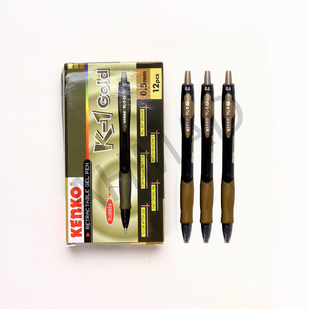 

KENKO - K-1 Gold Series 0,5mm Warna Tinta Hitam - PCS