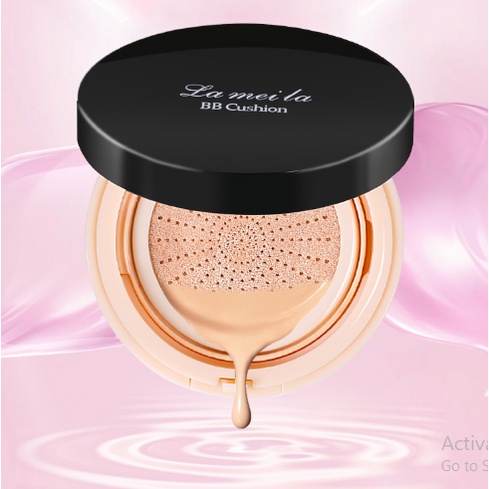 LAMEILA BB CUSHION  Moisturizing Cream ~ anti air dan tahan lama  8008