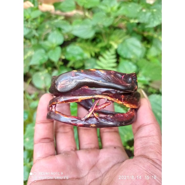 GELANG AKAR BAHAR MERAH COMBONG