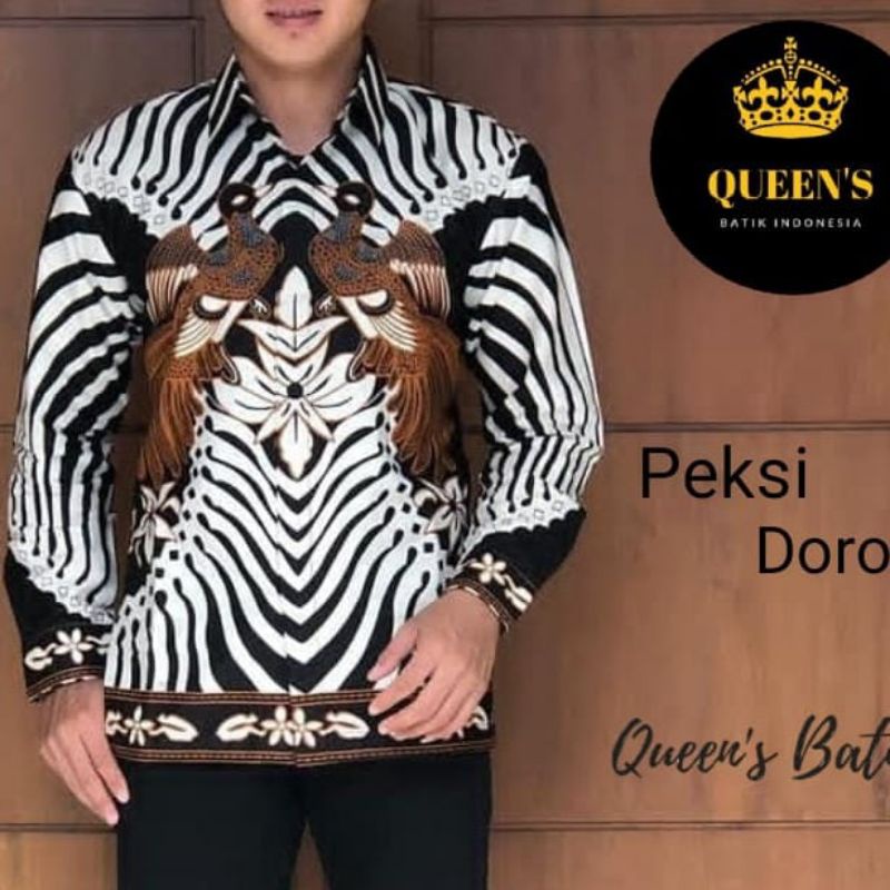 kemeja batik slimfit,batik solo sragenan