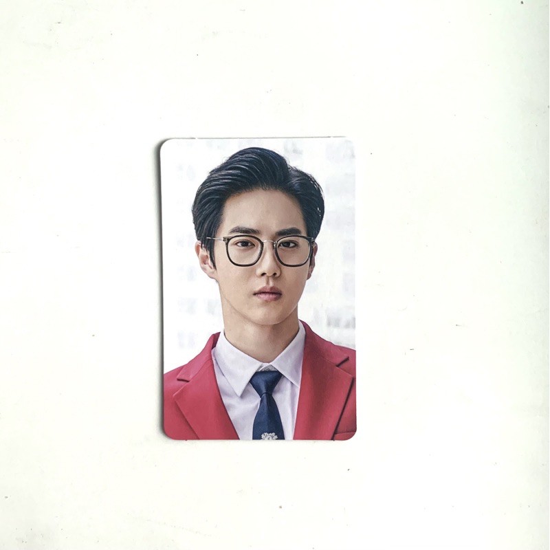 Suho EXO PC Jas Merah (Jasmer) Exploration Photocard