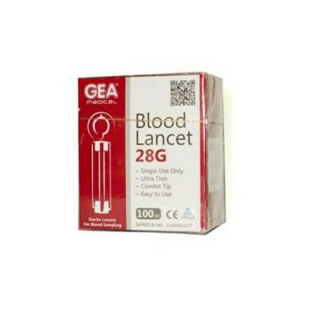 Jual Blood Lancet GEA 28G Shopee Indonesia