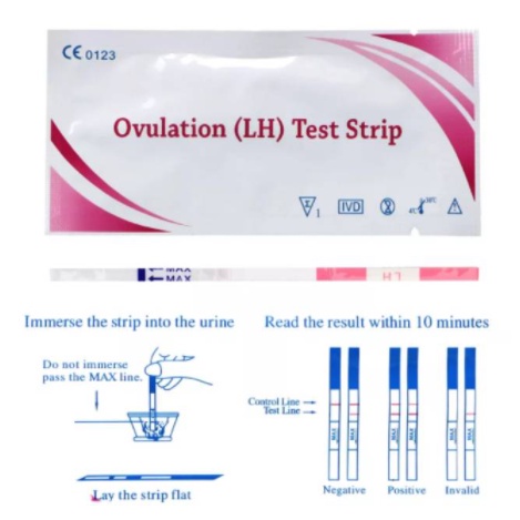 Ovulation Test LH - Alat Tes Kesuburan Ovutest Ovulasi Masa Subur Fertility Strip