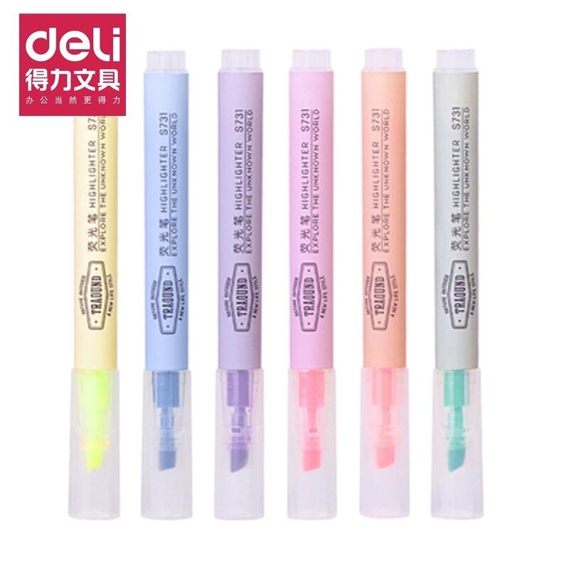 

HIGHLIGHTER PEN DELI S731 | STABILO PEN | TEXTLINER PENANDA