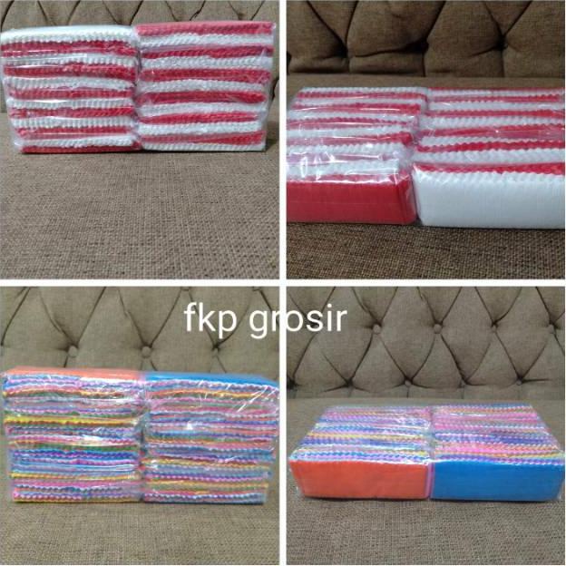 

Grosir Per 12Pcs - Kertas Krep Potong Merah Putih / Hut Ri / Dirgahayu Ri/ Krep Potong Mix Warna