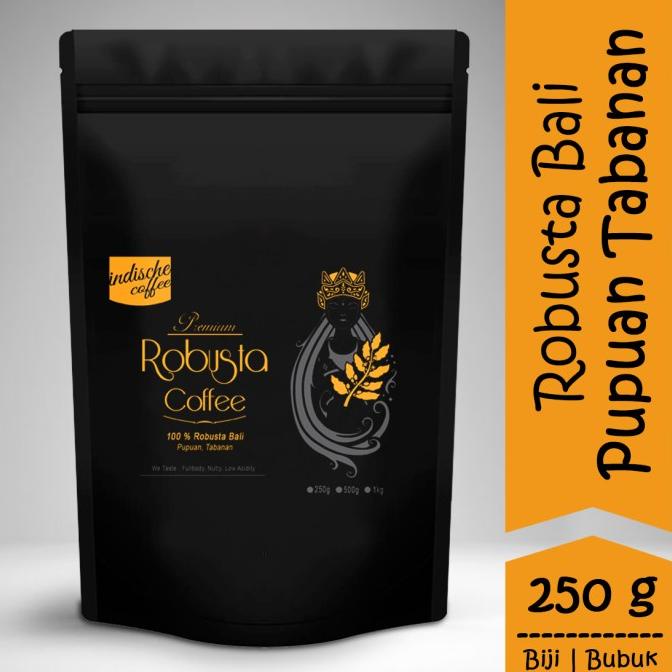 

[ COD ] KOPI ROBUSTA BALI PUPUAN TABANAN 250G BIJI/BUBUK FRESHROASTED-INDISCHE TERBAIK Kode 490