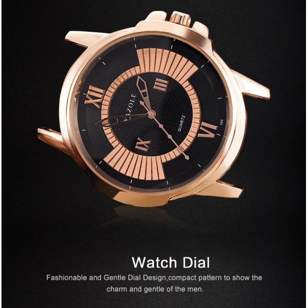 YAZOLE 386 Jam Tangan Casual Quartz Analog Dial Bulat Luminous Anti Air-JAM TANGAN BISNIS YAZOLE 386