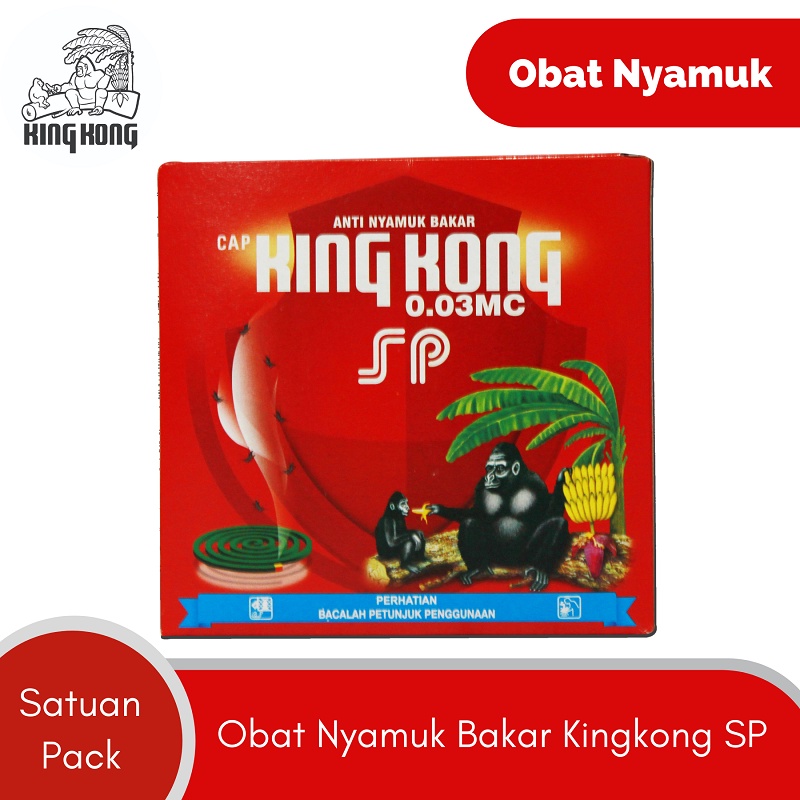 Obat Nyamuk Bakar Kingkong SP dijual per pack