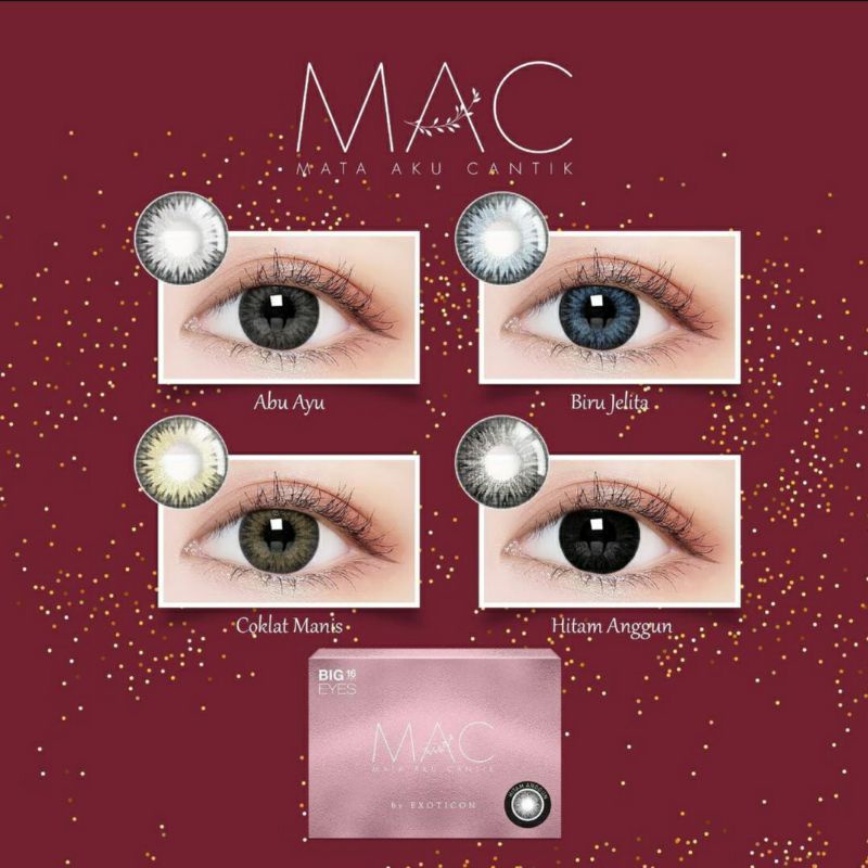 Softlens MAC Mata Aku Cantik | Sotflens Big Eyes 16 MM