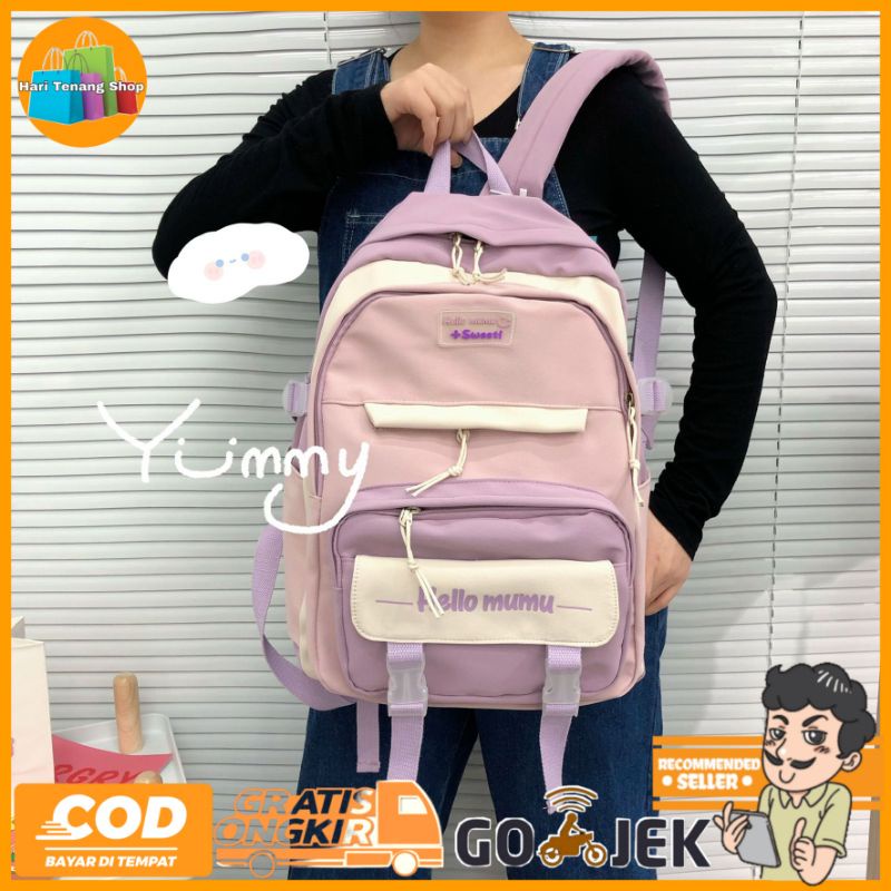 Tas Ransel Sekolah Anak Perempuan Backpack Anak Tas Anak Sekolah SD SMP SMA HT.001