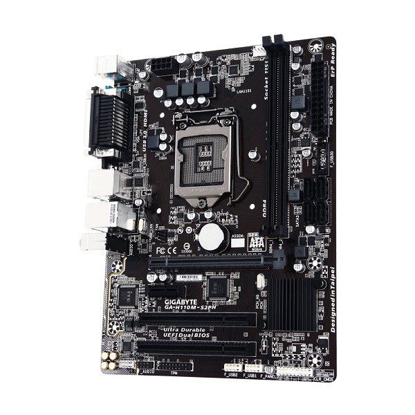 Gigabyte Motherboard mATX LGA1151 2 x DDR4 - [GA-H110M-S2PH]