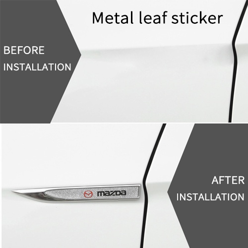 2pcs Stiker Logo Metal Hias Berlian Imitasi Untuk Mazda 2 3 5 6 CX-3 CX-5 CX-7 CX-9 CX-30