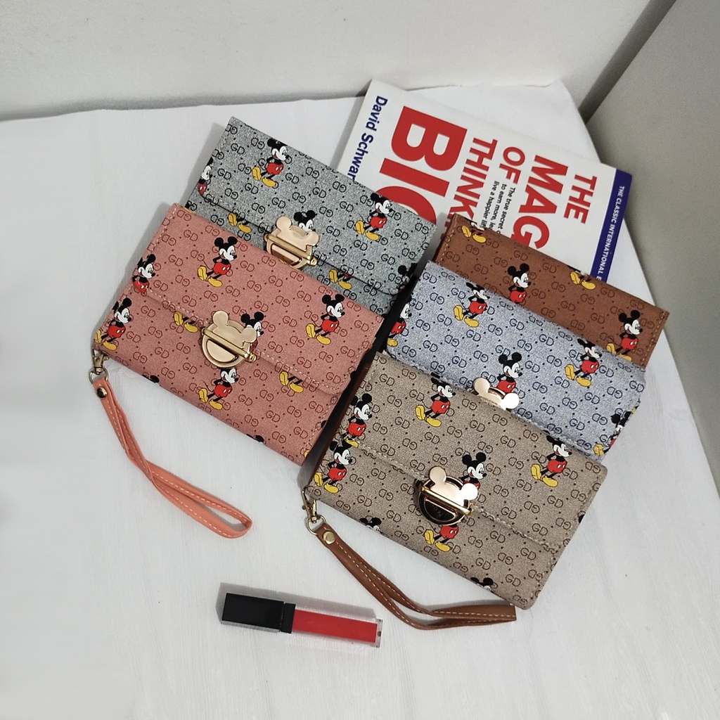 Dompet Miky Dompet wanita motif lucu dompet uang dan kartu wallet wanita