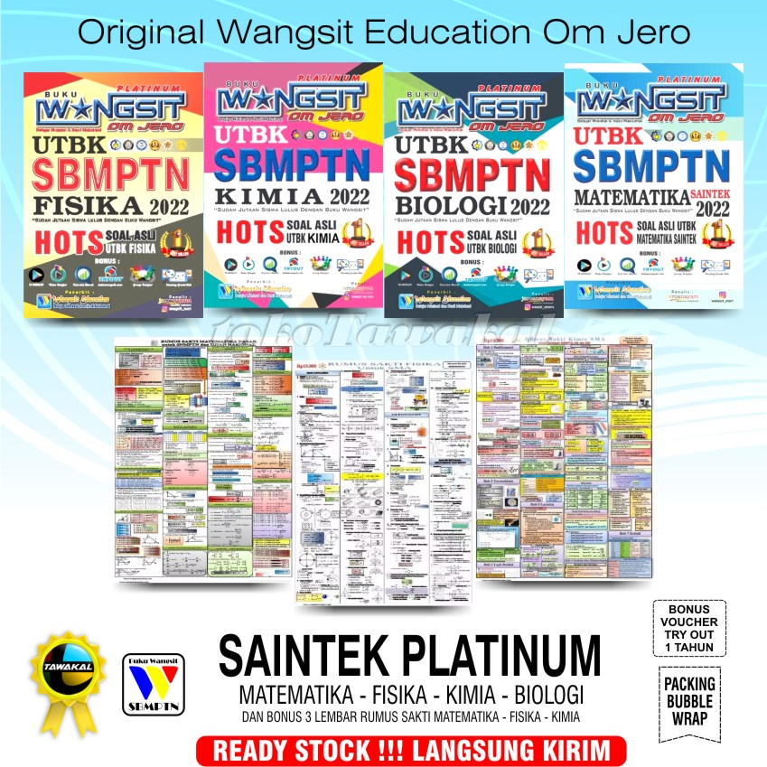buku wangsit / saintek platinum 2022 / ipa / buku sbmptn 2022 / wangsit saintek / buku wangsit 2022