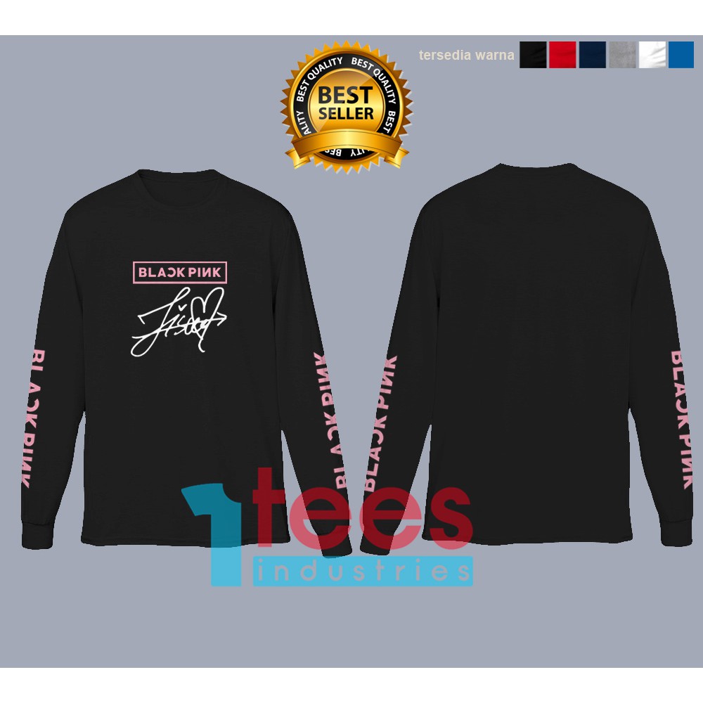 KAOS BAJU BLACKPINK MEMBER JISOO AUTOGRAPH LENGAN PANJANG