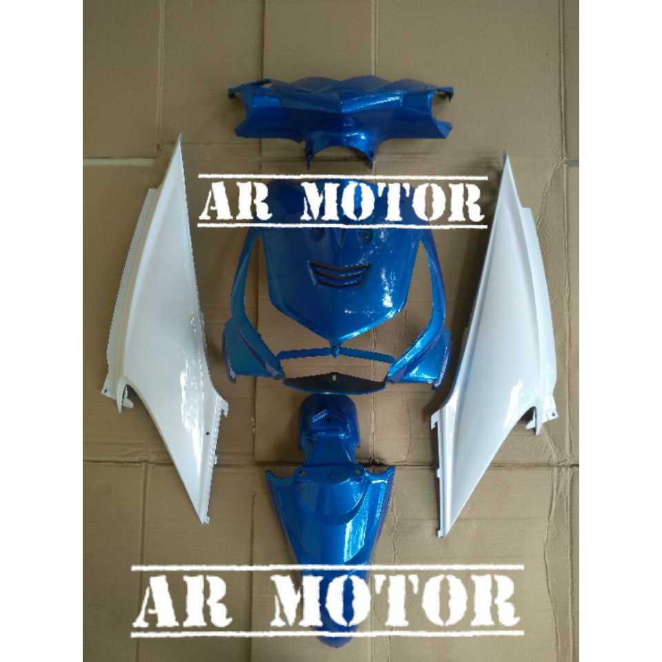 COVER FULL BODY HALUS BEAT KARBU BIRU PUTIH
