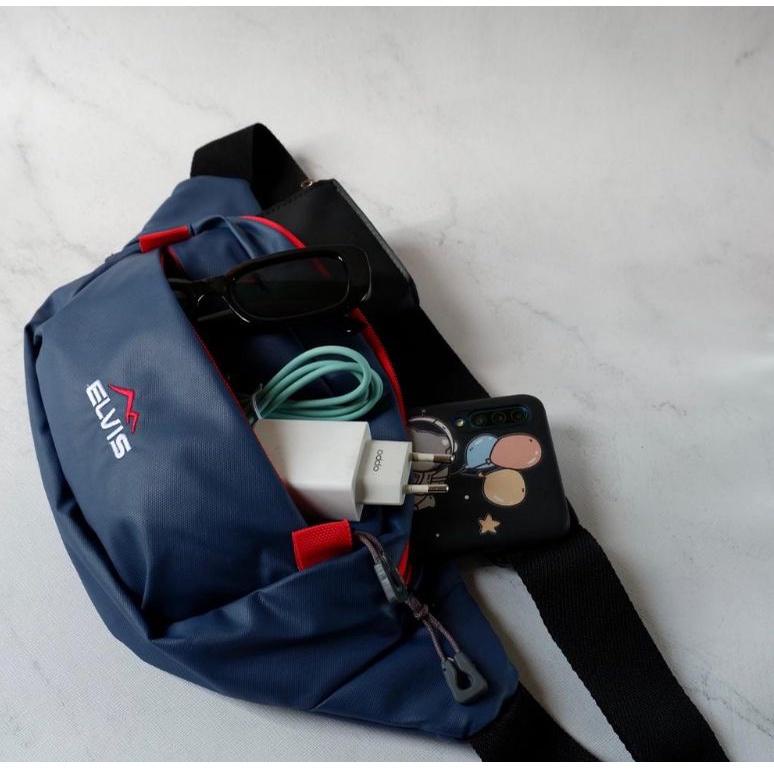 ELVIS BAG tas selempang pria anti air/waistbag pria waterproof/waistbag waterproof elvis/waistbag an
