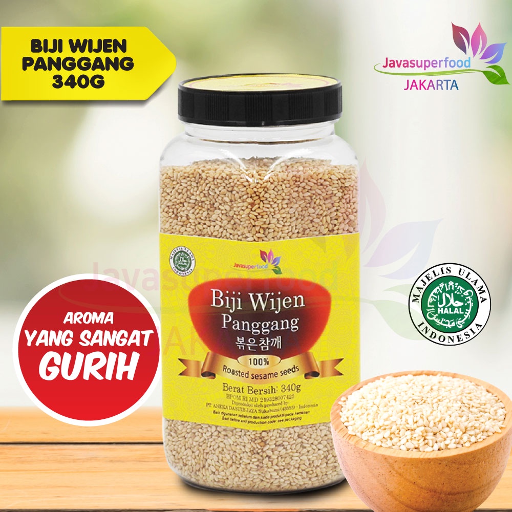 BIJI WIJEN PANGGANG / SESAME SEEDS ROASTED 340g