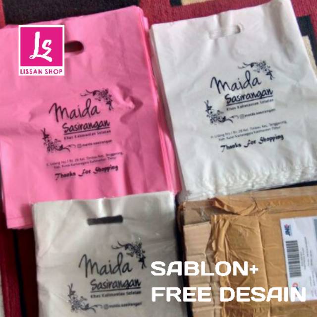 

PLASTIK PLONG 35x55cm a100pcs + Sablon