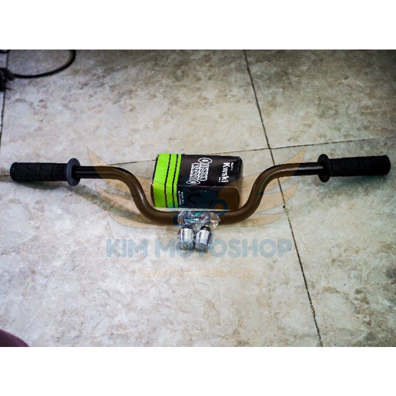 KIM - Stang Stir CB150R Shj Set Handgrip Kaze Jalu Besi atau Original Honda