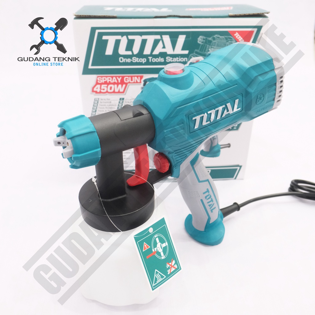 Spray Gun Elektrik TOTAL TT3506 / Spraygun Listrik TT 3506 - Alat Semprot Cat TOTAL TT-3506