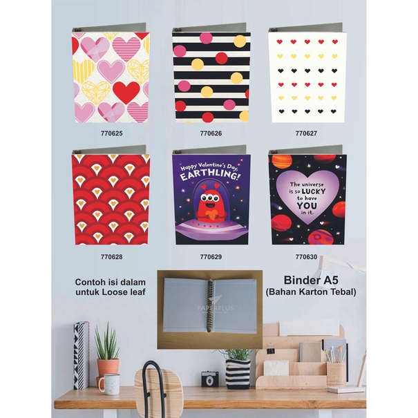 

Binder A5 / Binder Note A5 / Love / Set 2959
