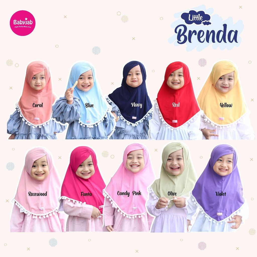 BabyJab Hijab Anak / Little Brenda / Fashion Muslim