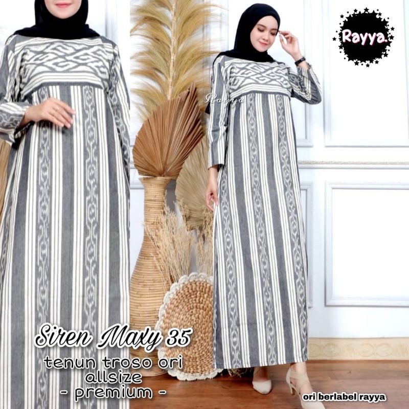 SIREN MAXY - DRESS TENUN TROSO - ABAYA TENUN - LONG DRESS
