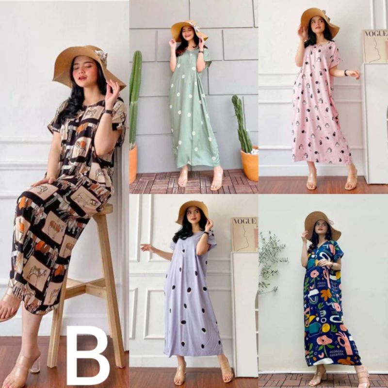 KAREEN DRESS HOMEDRESS KIMONO DRESS ,HOMEDRESS DASTER CANTIK DASTER LOWO