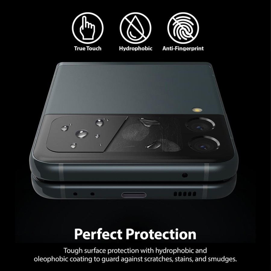 Tempered Glass Depan Galaxy Z Flip 3 Ringke ID Cover Display Protector