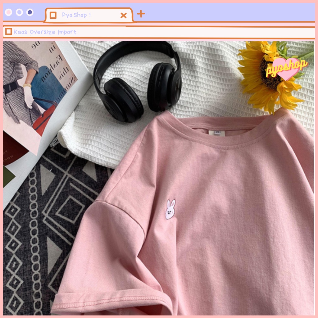 Oversize Tee Tshirt Kaos Import Longgar Motif CUACA BARU