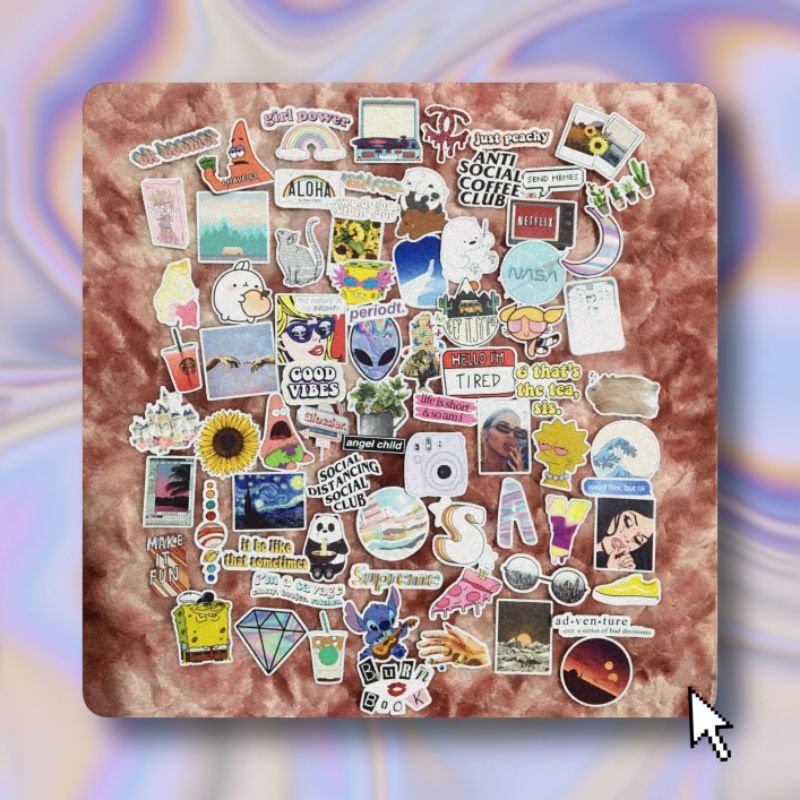

STICKER / STIKER TUMBLR AESTHETIC CUT [RANDOM 2 PCS]