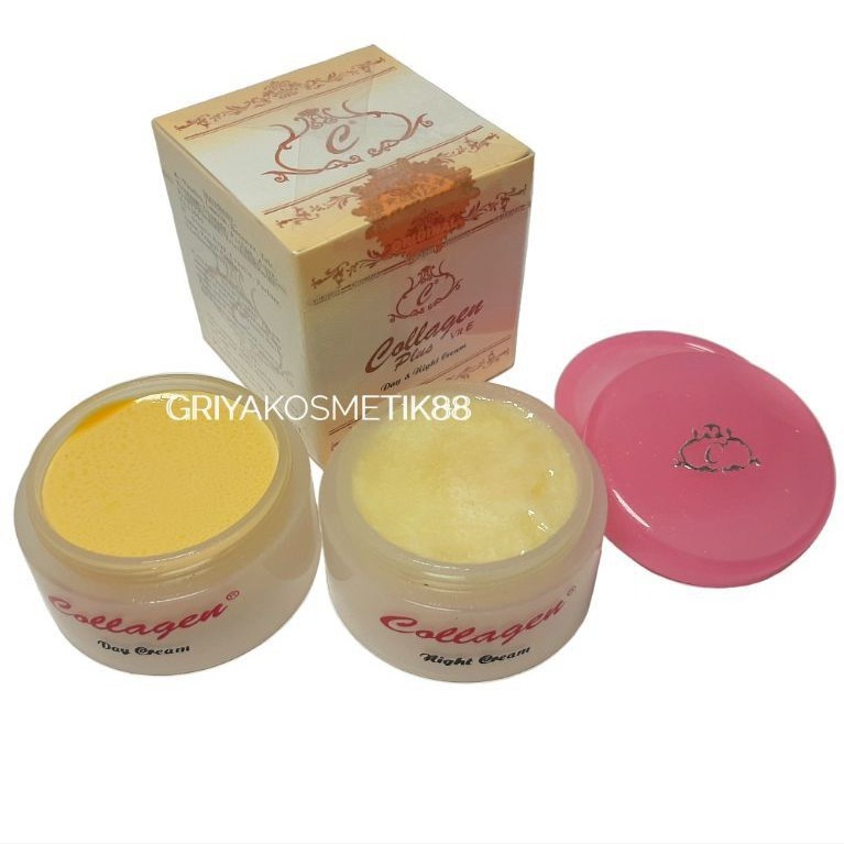 [LUSINAN] CREAM COLLAGEN ORIGINAL SIANG &amp; MALAM HOLO GOLD