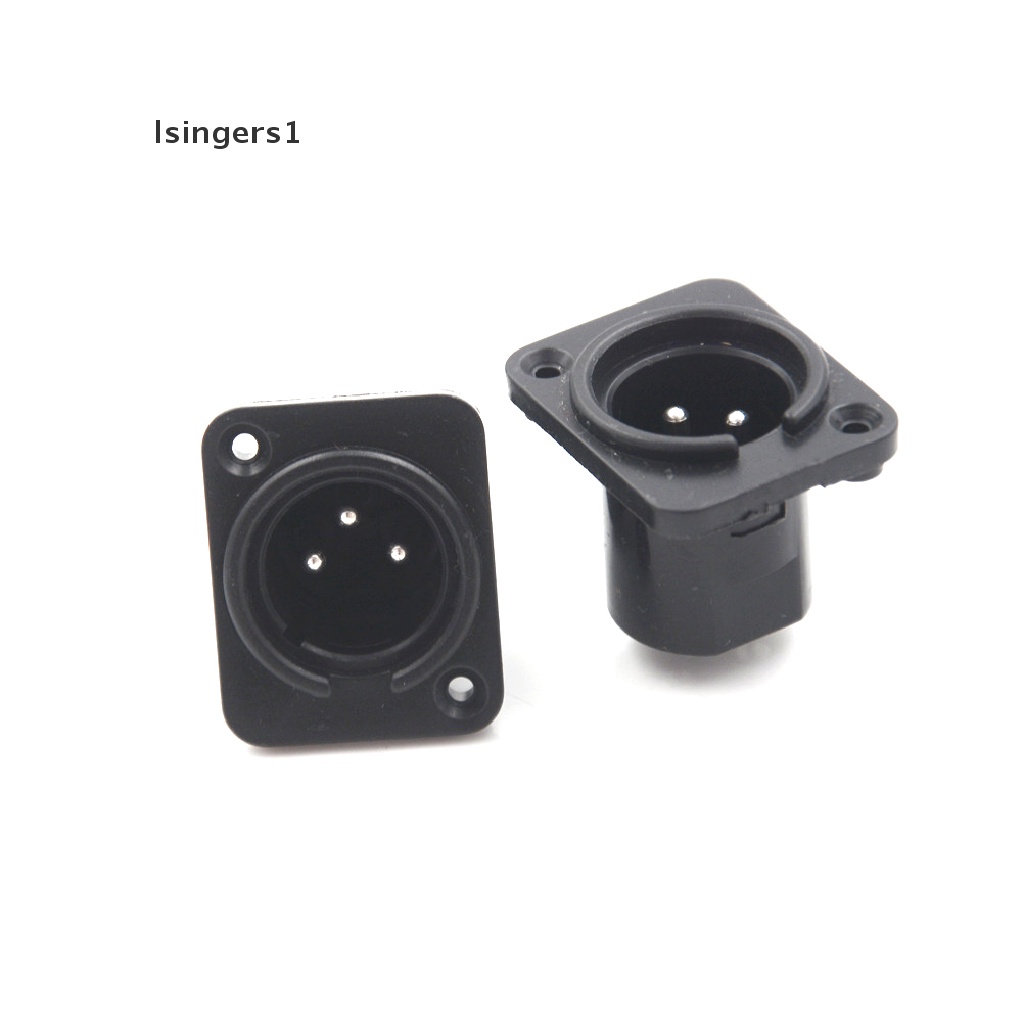 (lsingers1) 10pcs Konektor Jack XLR 3-Pin Male