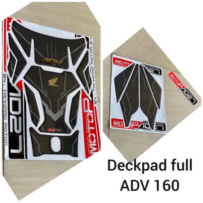 Stiker resin fullset Tankpad wingspad Honda Adv 160 premium