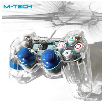 Gamepad single Getar Transparan M-Tech